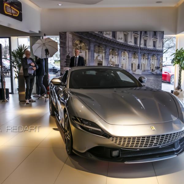 La Ferrari Roma dévoillée chez Autohaus GOHM à Singen.